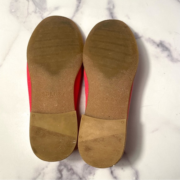 Sperry Seaport Canvas Slip On Loafers Shoes Women’s size 6.5 in Coral - Picture 9 of 11